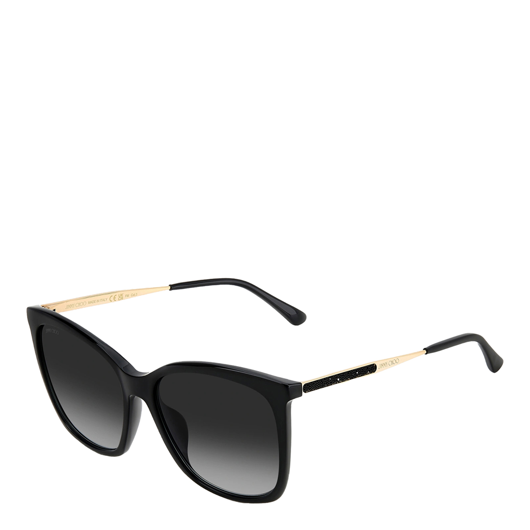 Jimmy Choo Women's Sunglasses NEREA/G/S 807 BLACK Black/Gradient Grey