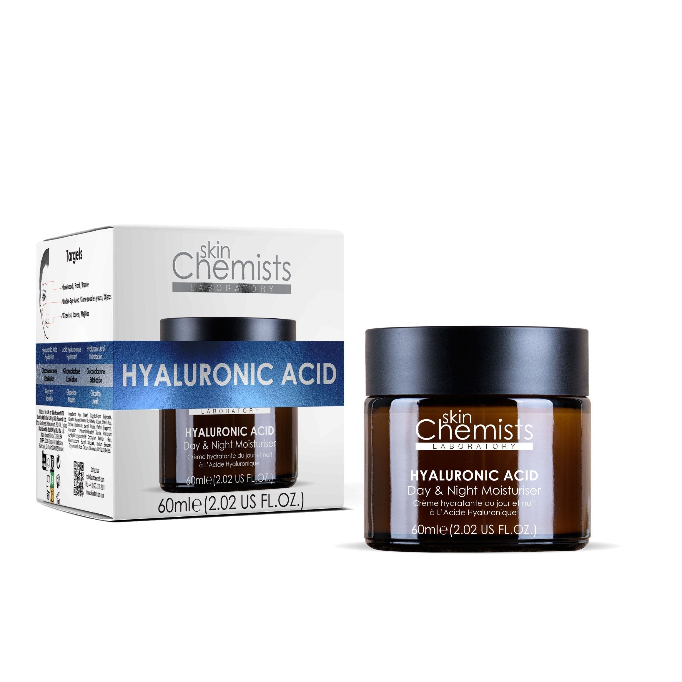Skinchemists    Transparent Anti-Ageing Hyaluronic Acid Day Moisturiser 60Ml For Plumping And Moisturising , BrandAlley