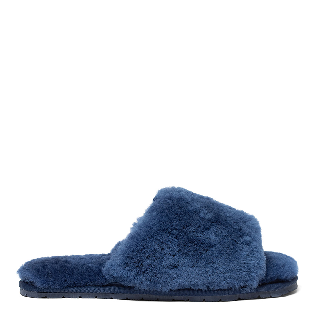 Women's Navy Slider Slippers