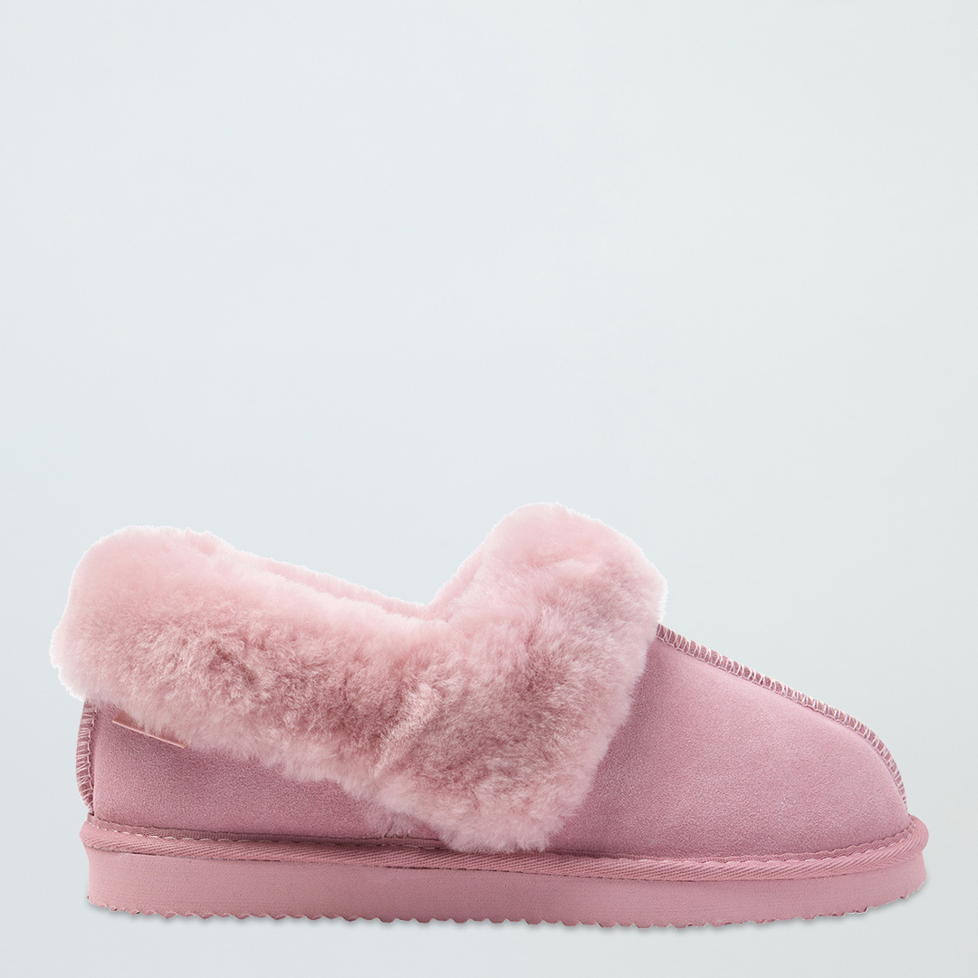 Pink Sheepskin Slippers