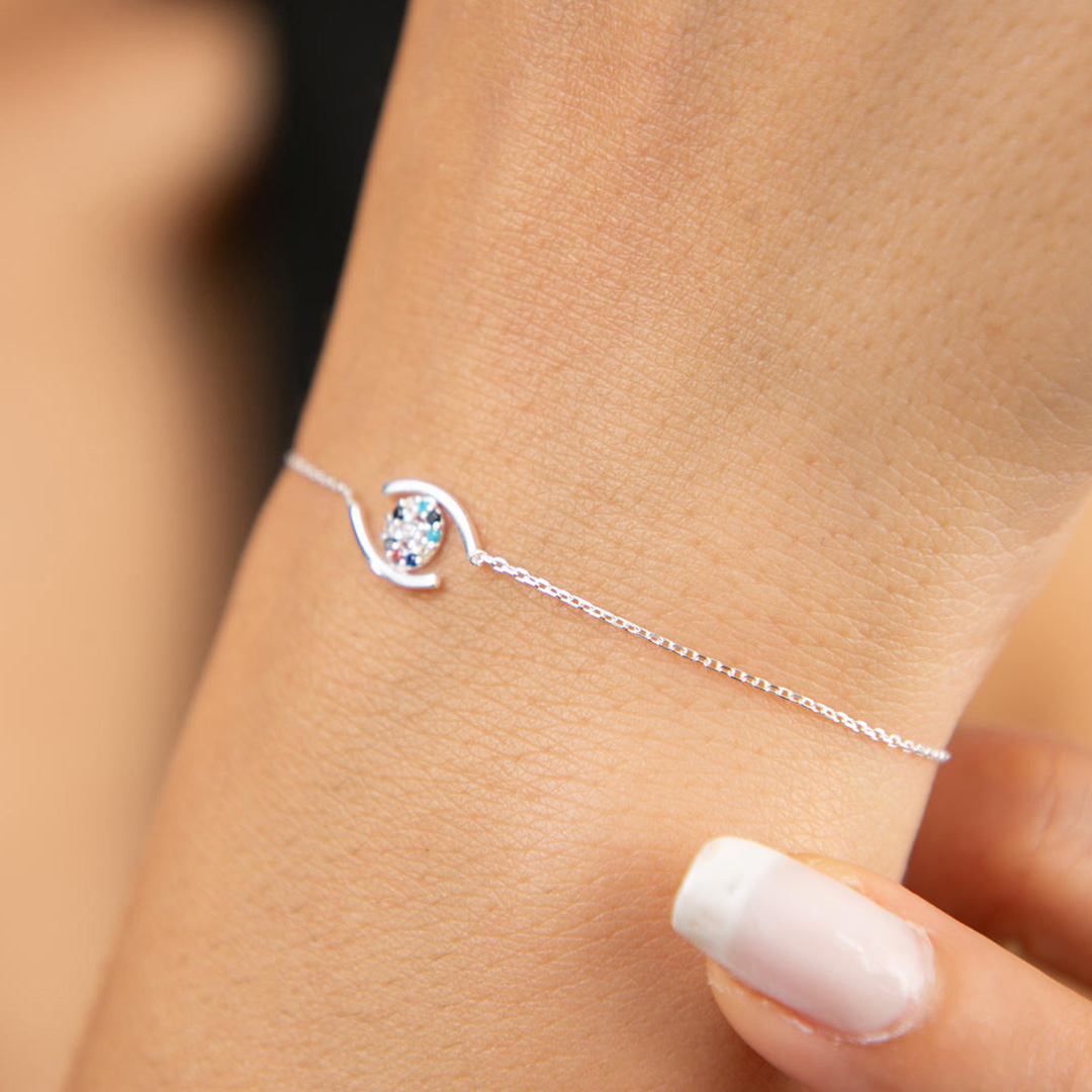 White Anklet - Elika - Modalova