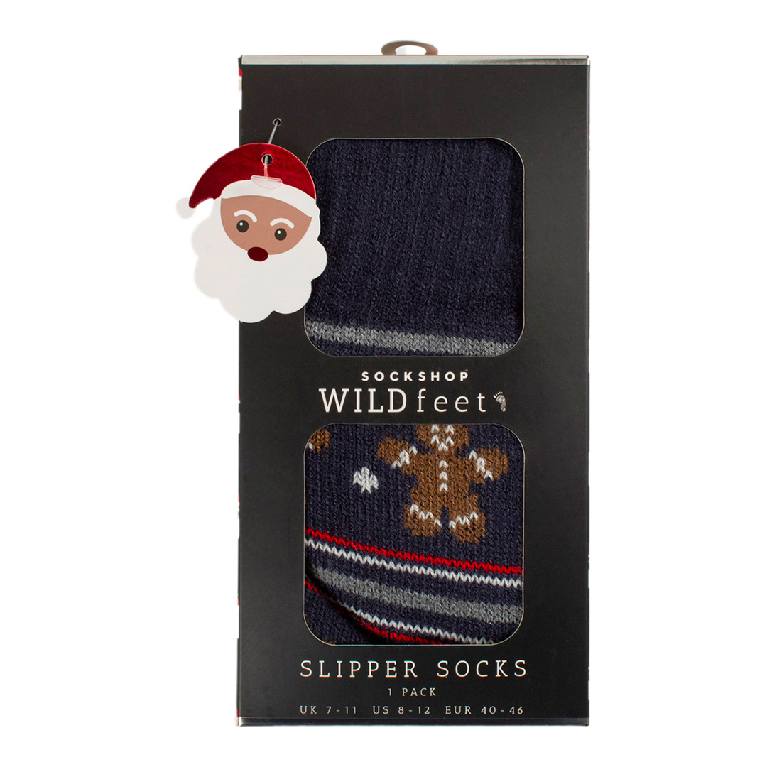 Wild Feet Men's    Sock Shop Slipper Socks In Gift Box , BrandAlley