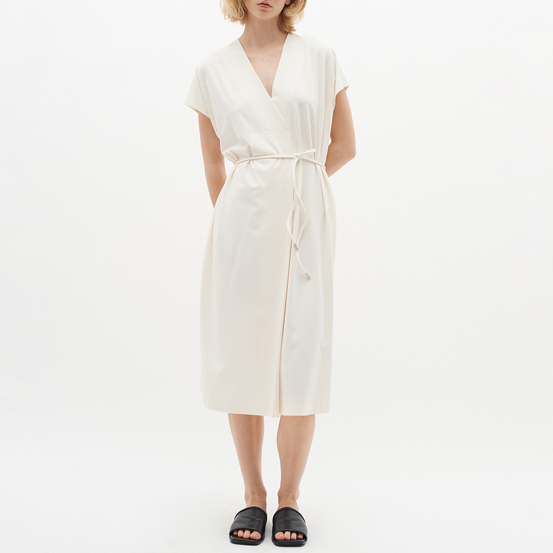 Ecru Esmie Midi Dress