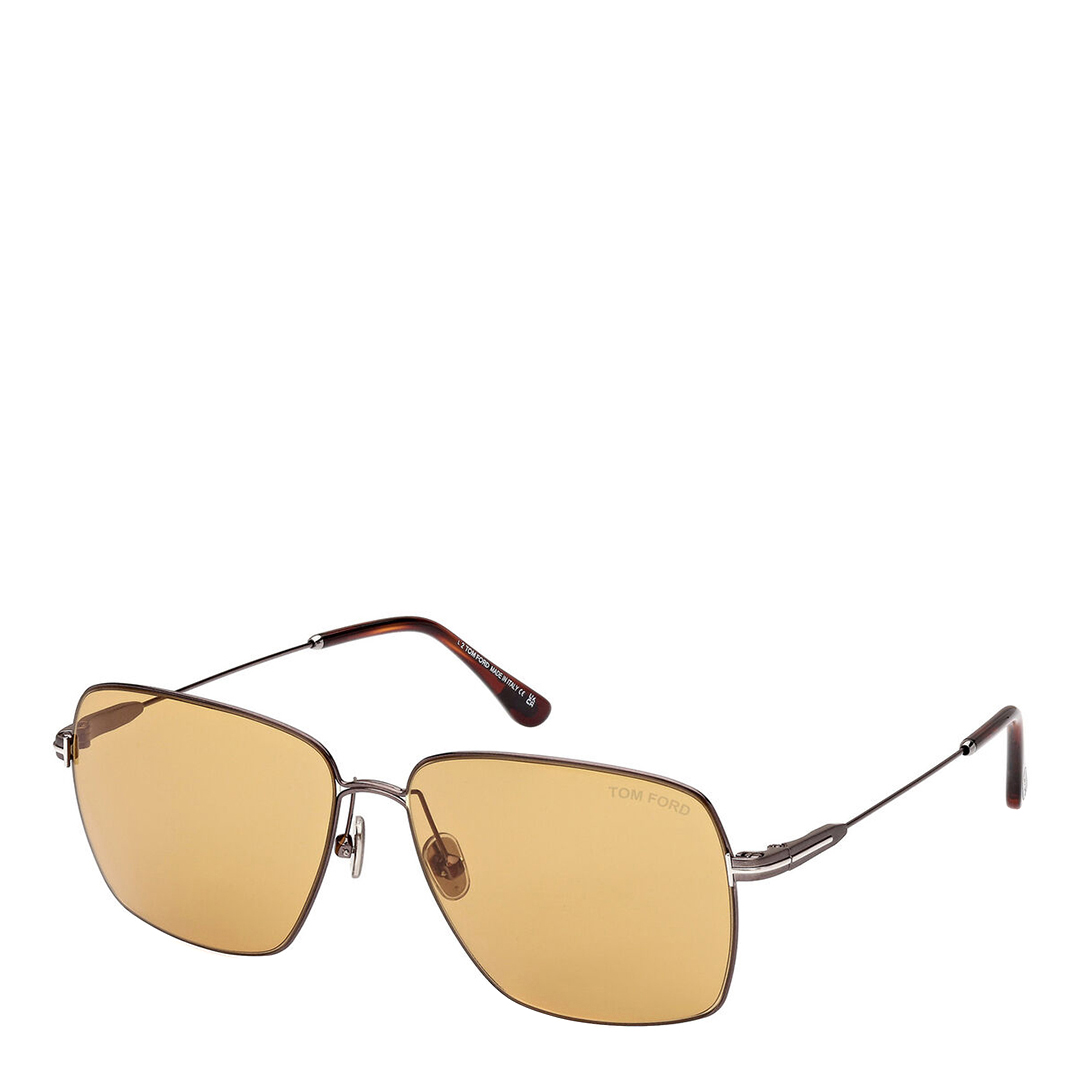 Unisex Tom Ford Dark Grey Sunglasses 58mm