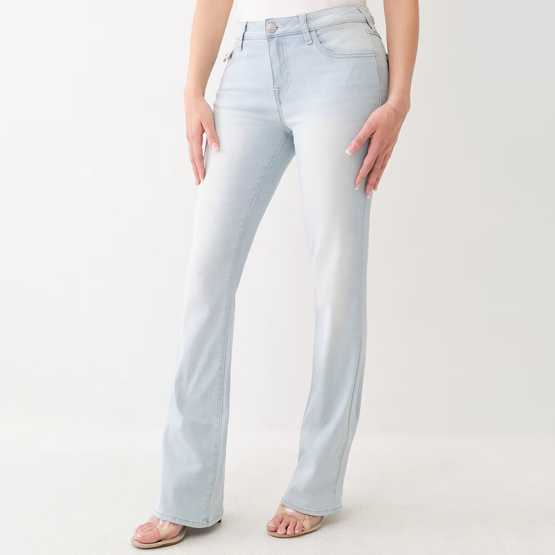 Light Wash Becca Stretch Bootcut Jeans