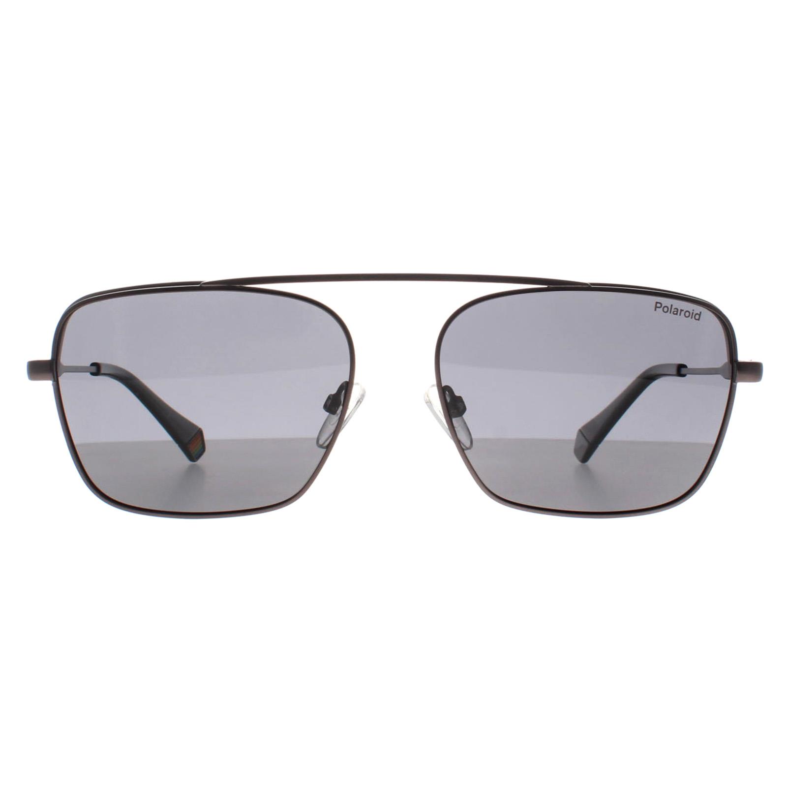 Polaroid Men's   Grey Sunglasses Pld 6131/S R80 M9 Ruthenium Polarized , BrandAlley