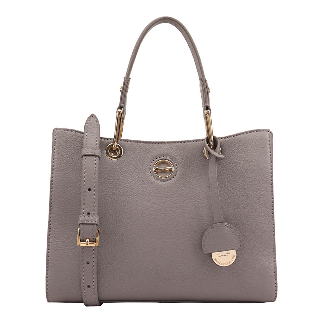 Grey Selma Multiway Leather Bag
