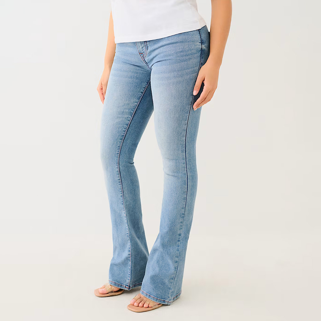 Mid Blue Becca Bootcut Jeans
