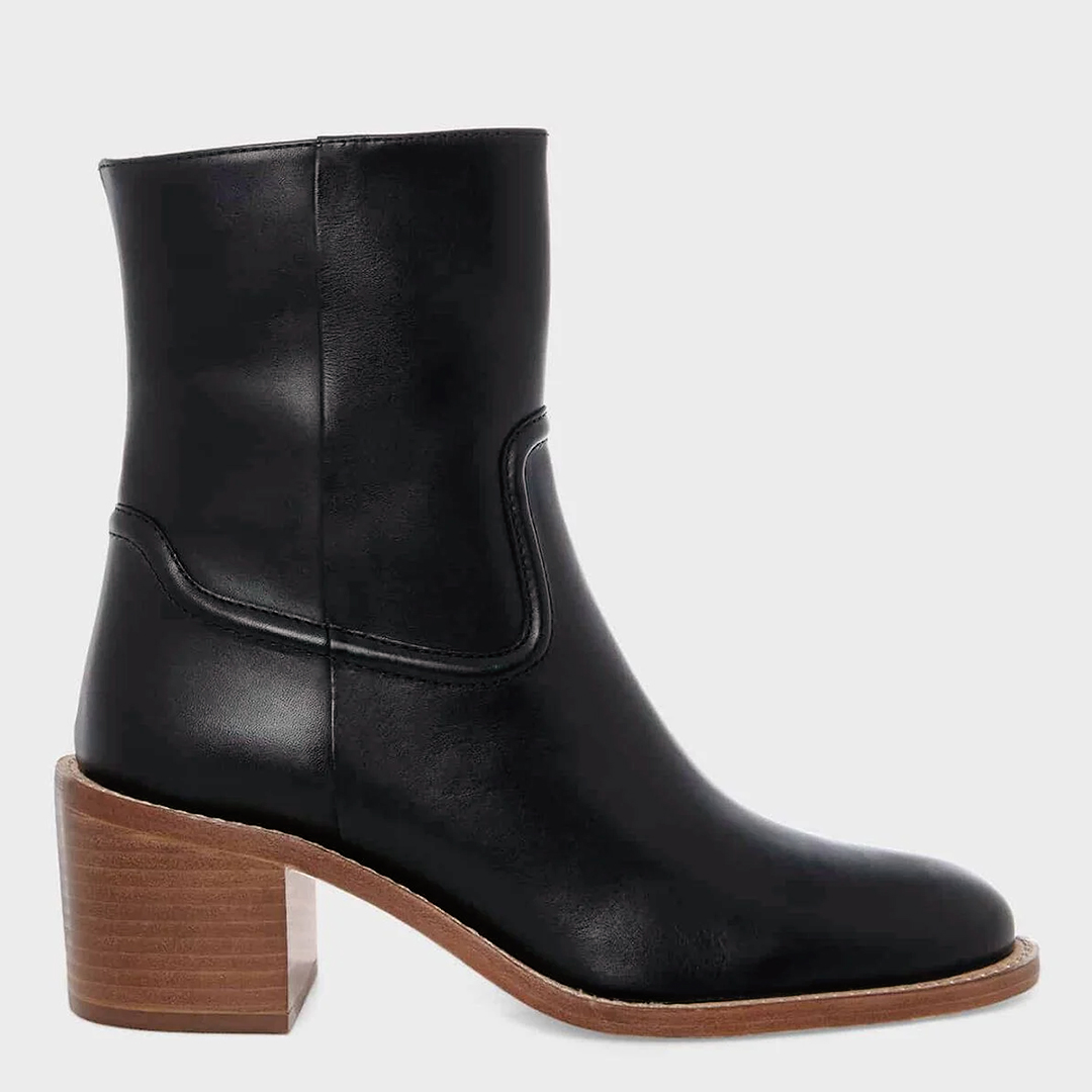 Black Leather Jenn Ankle Boot - Hobbs London - Modalova