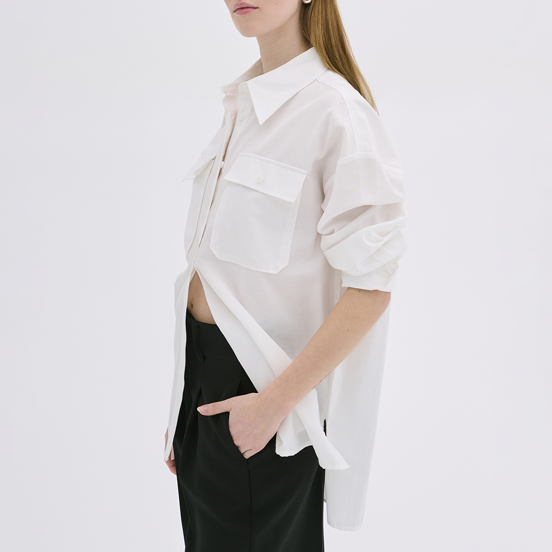 White Zenia Blouse