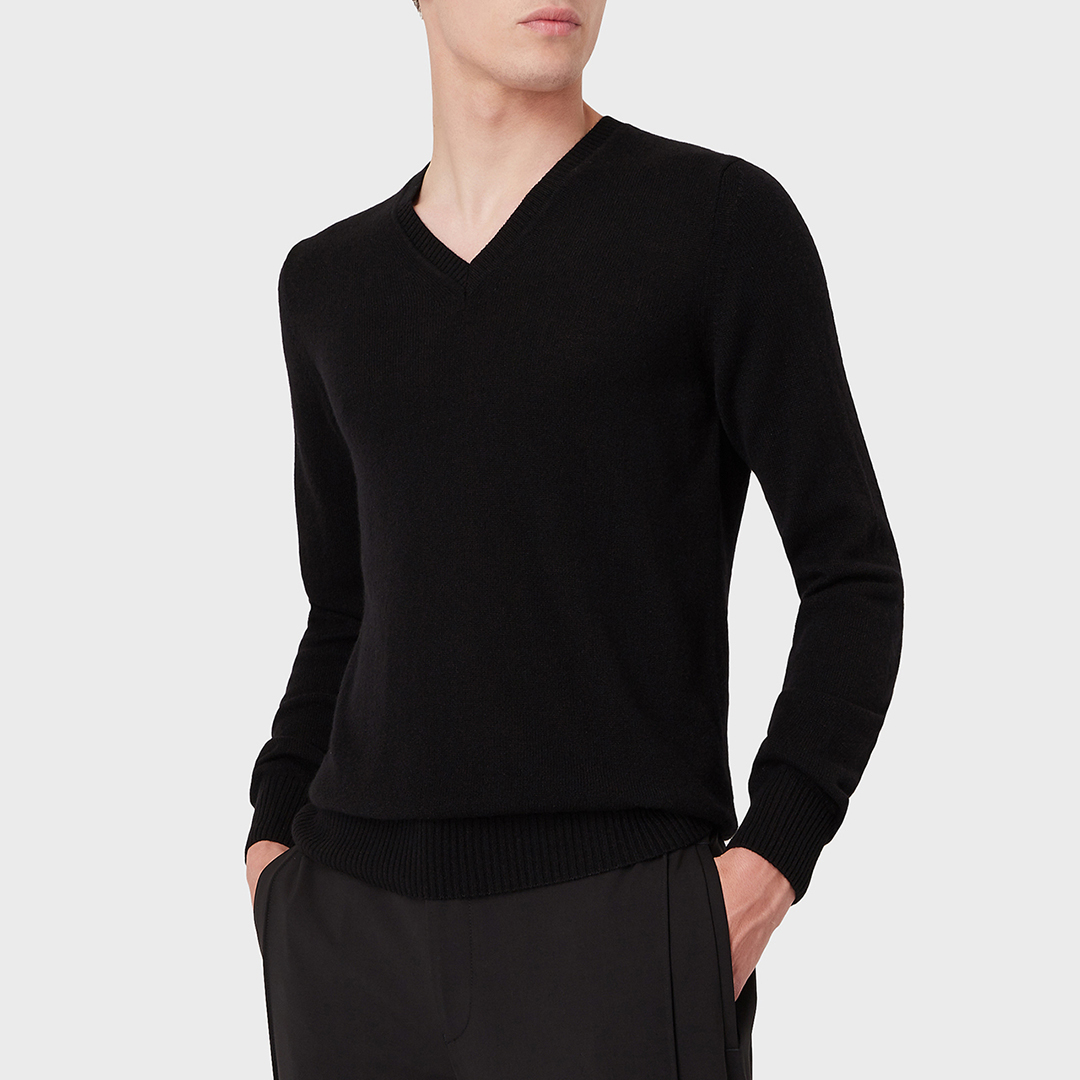 Black Cashmere Jumper