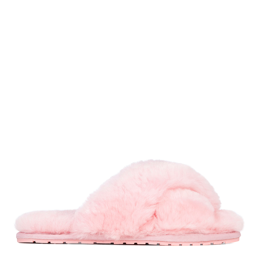 Pink Mayberry Sheepskin Slippers