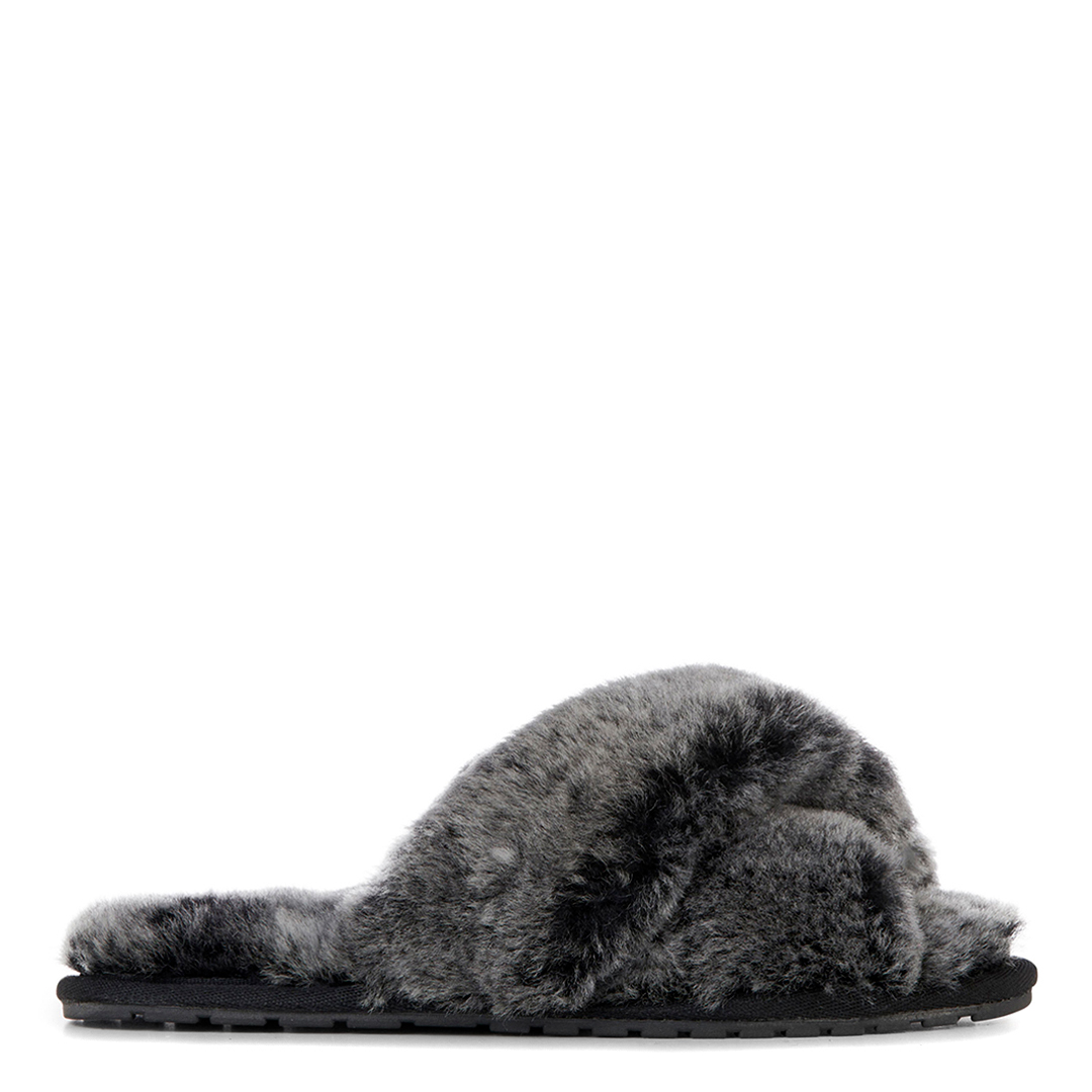 Charcoal Mayberry Frost Sheepskin Slippers