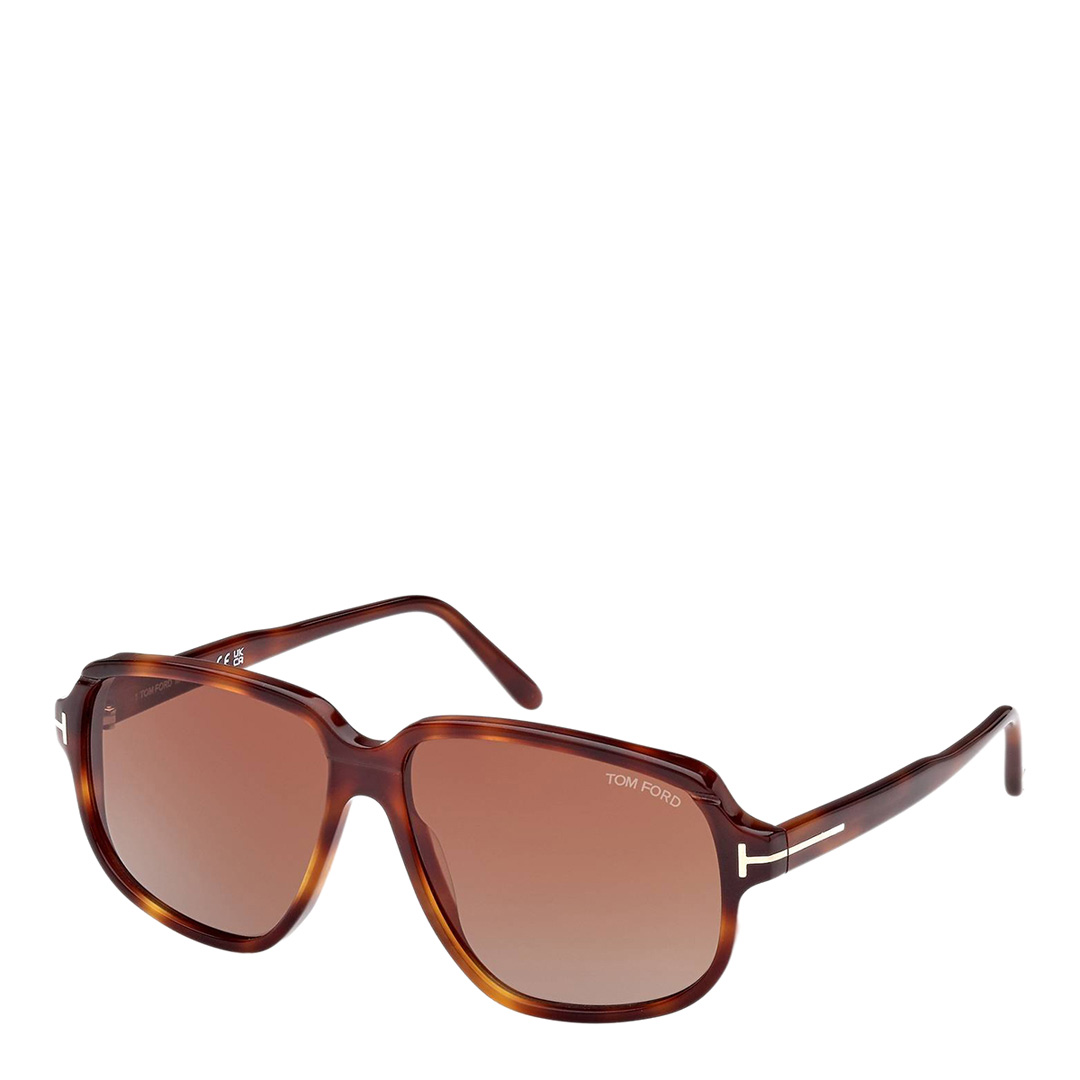 Unisex Brown Tom Ford Sunglasses 59mm