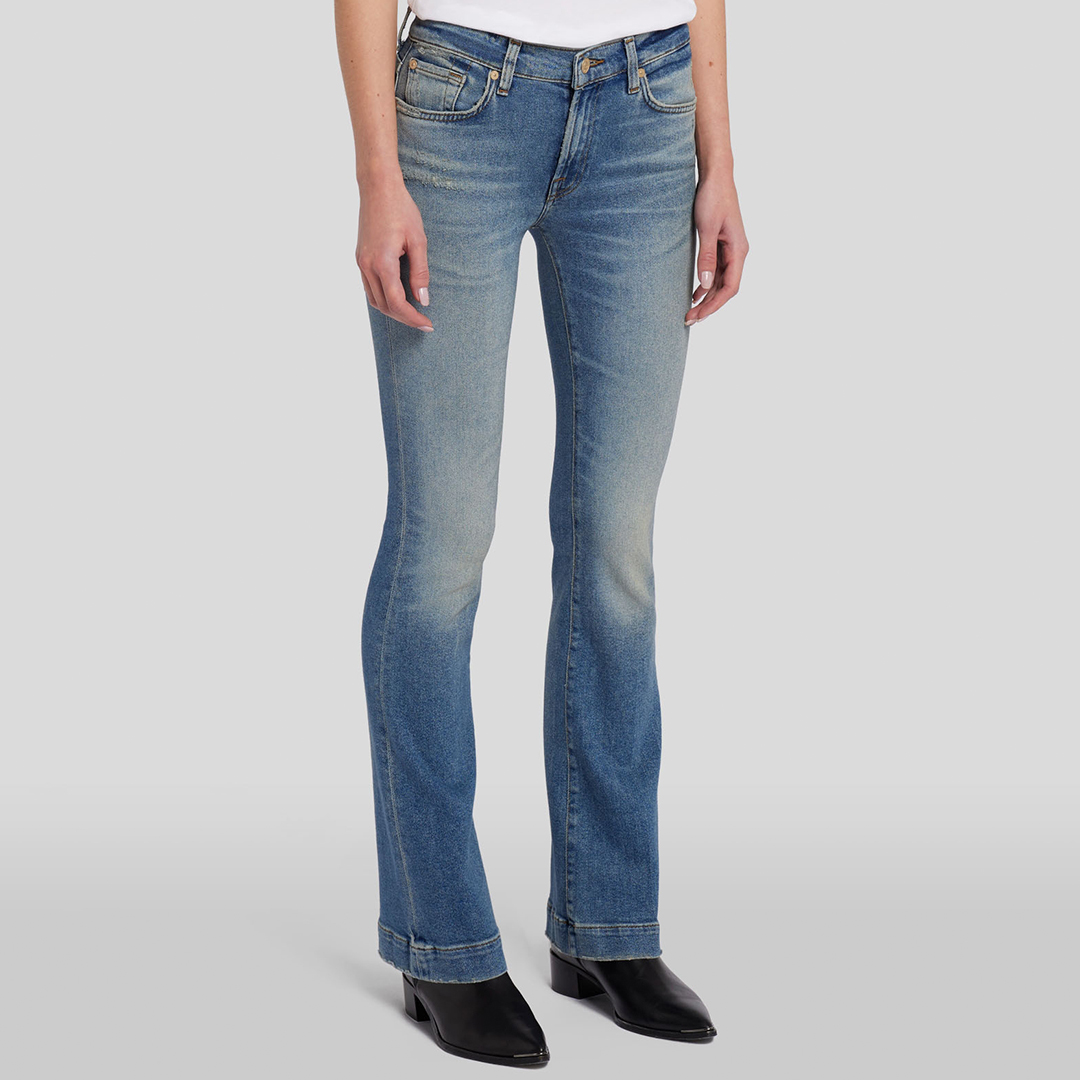 Blue Tailorless Vintage Stretch Bootcut Jeans