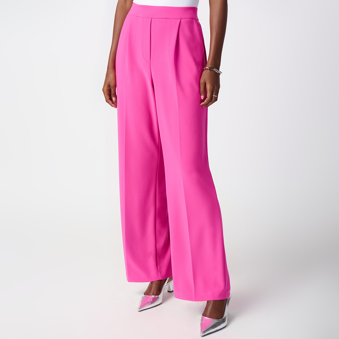 Pink Wide Leg Trousers