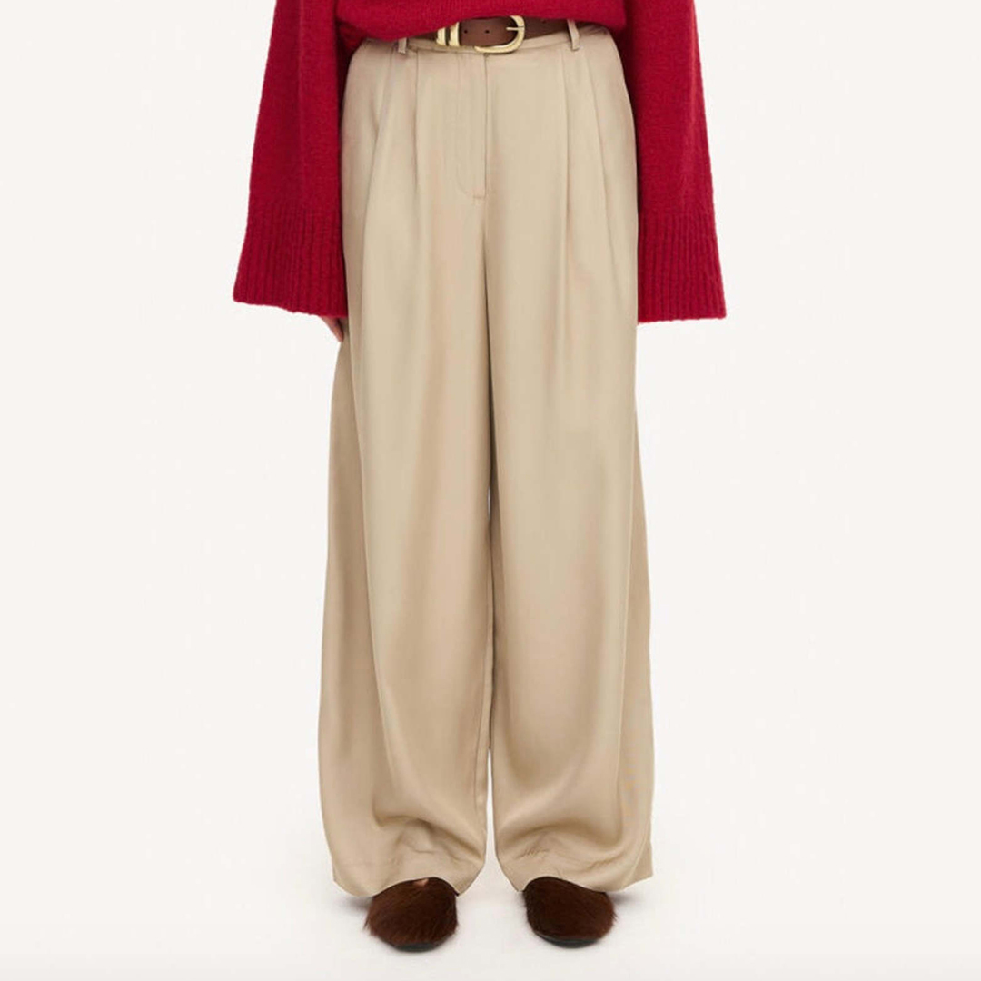 Piscali Pleated Wide Leg Trouser - By Malene Birger - Modalova