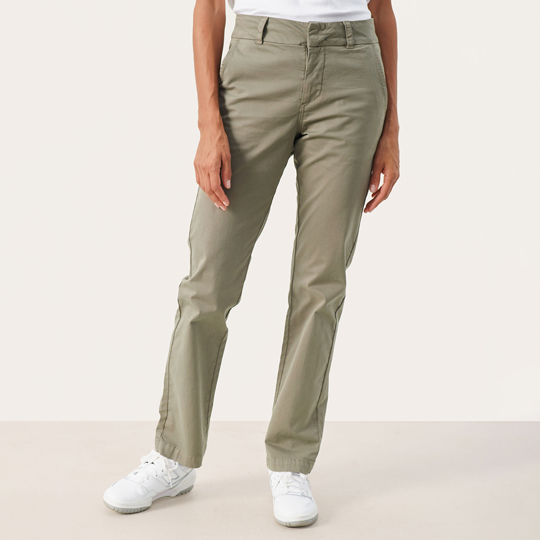 Green Soffyn Straight Trouser