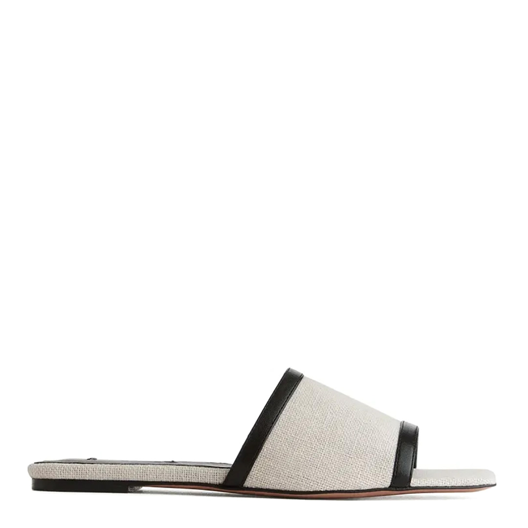Beige/Black Sandel