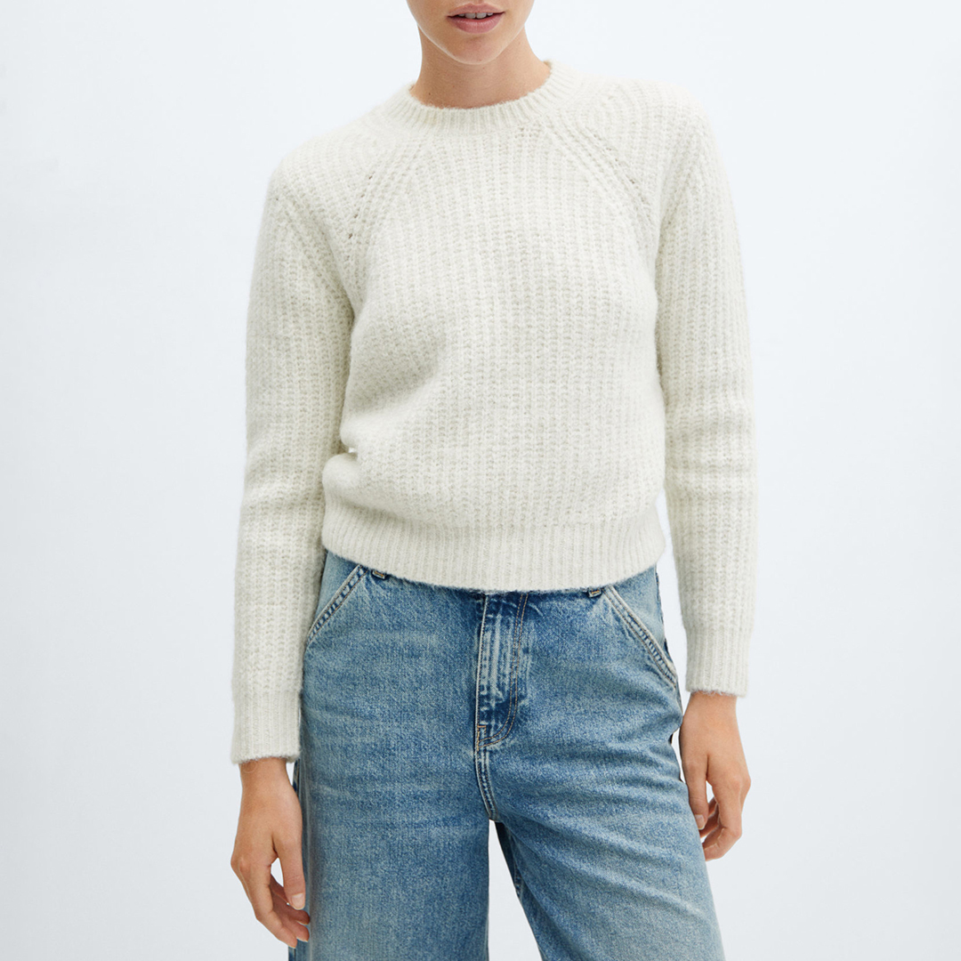 Ivory Knitted Jumper