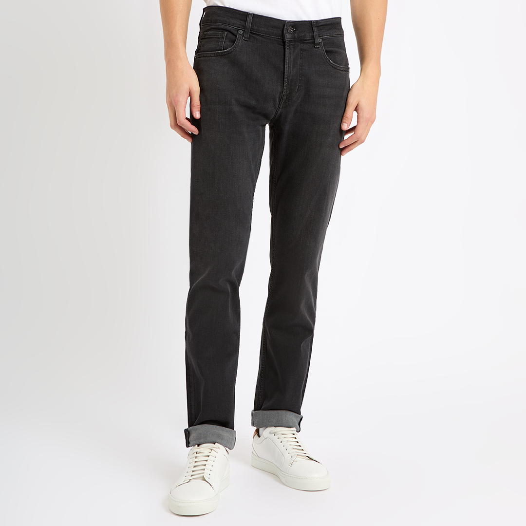 Washed Black Slimmy Stretch Jeans