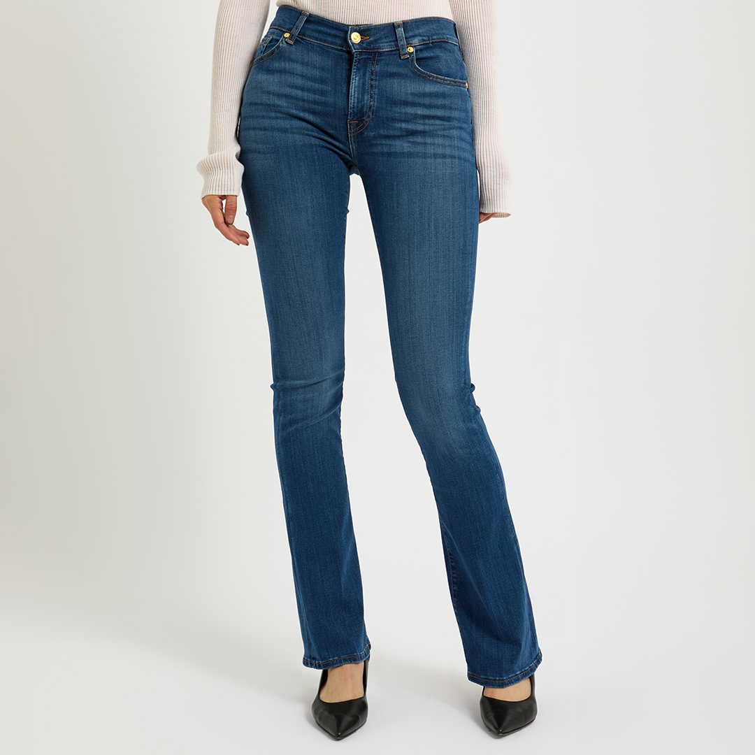 Blue Bootcut Stretch Jeans - 7 For All Mankind - Modalova