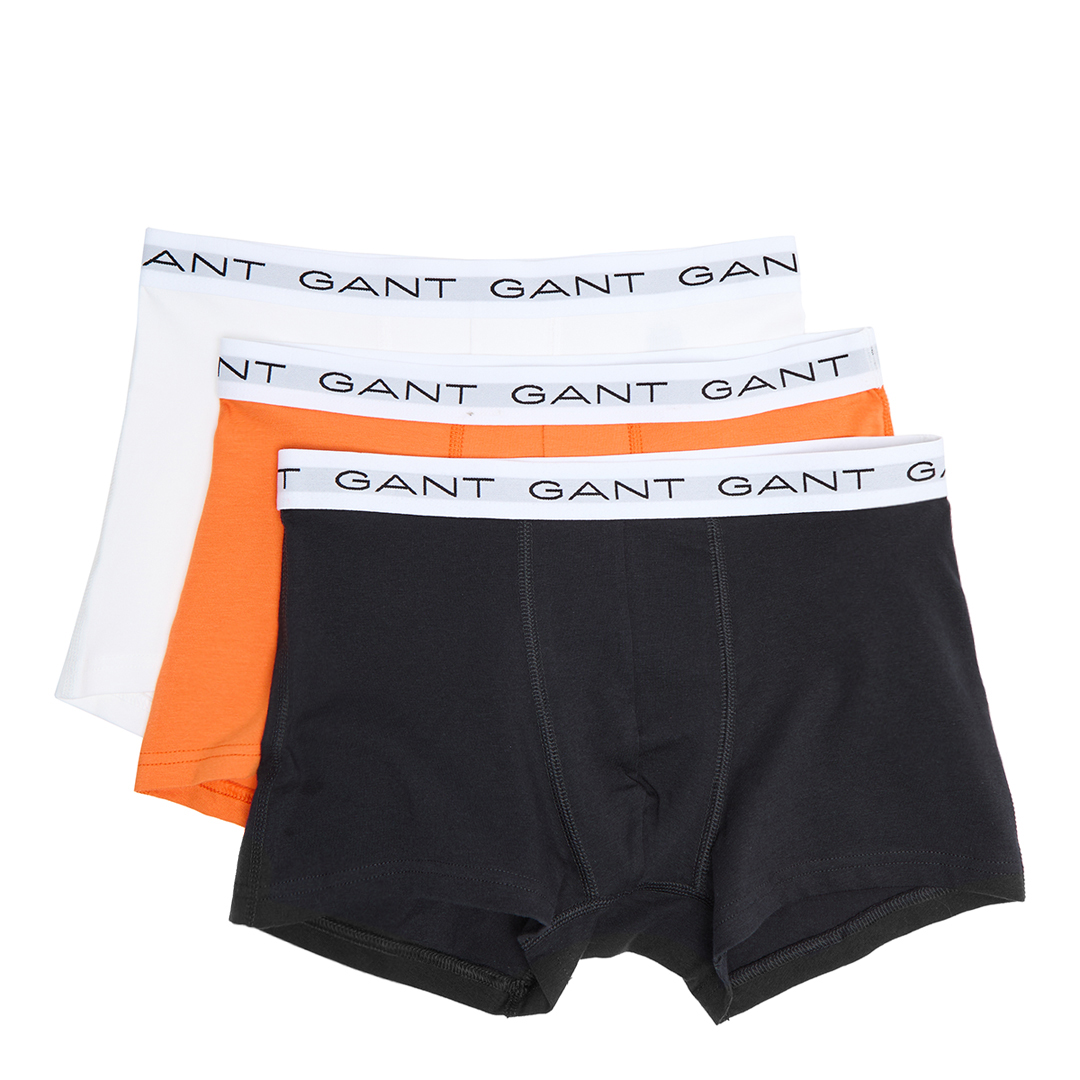Gant Men's  Black  3 Pack Trunks in Size 2XL, BrandAlley