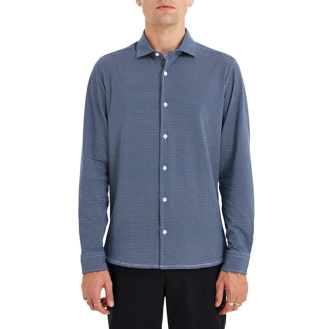 Blue Hempnall Pattern Shirt