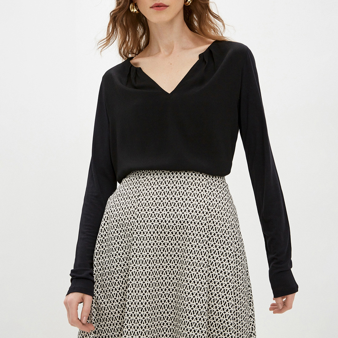 Black Modugno Blouse