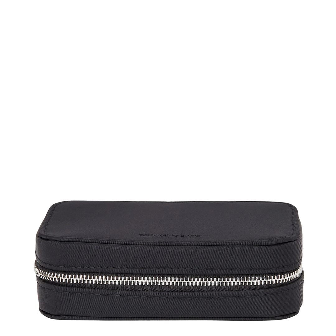 Black Della Nylon Jewellery Box