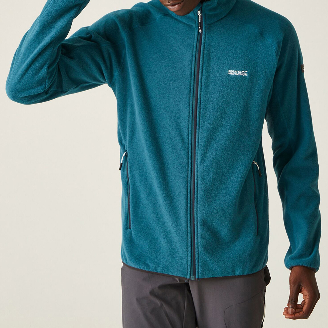 Turquoise Hadfield Full Zip Fleece