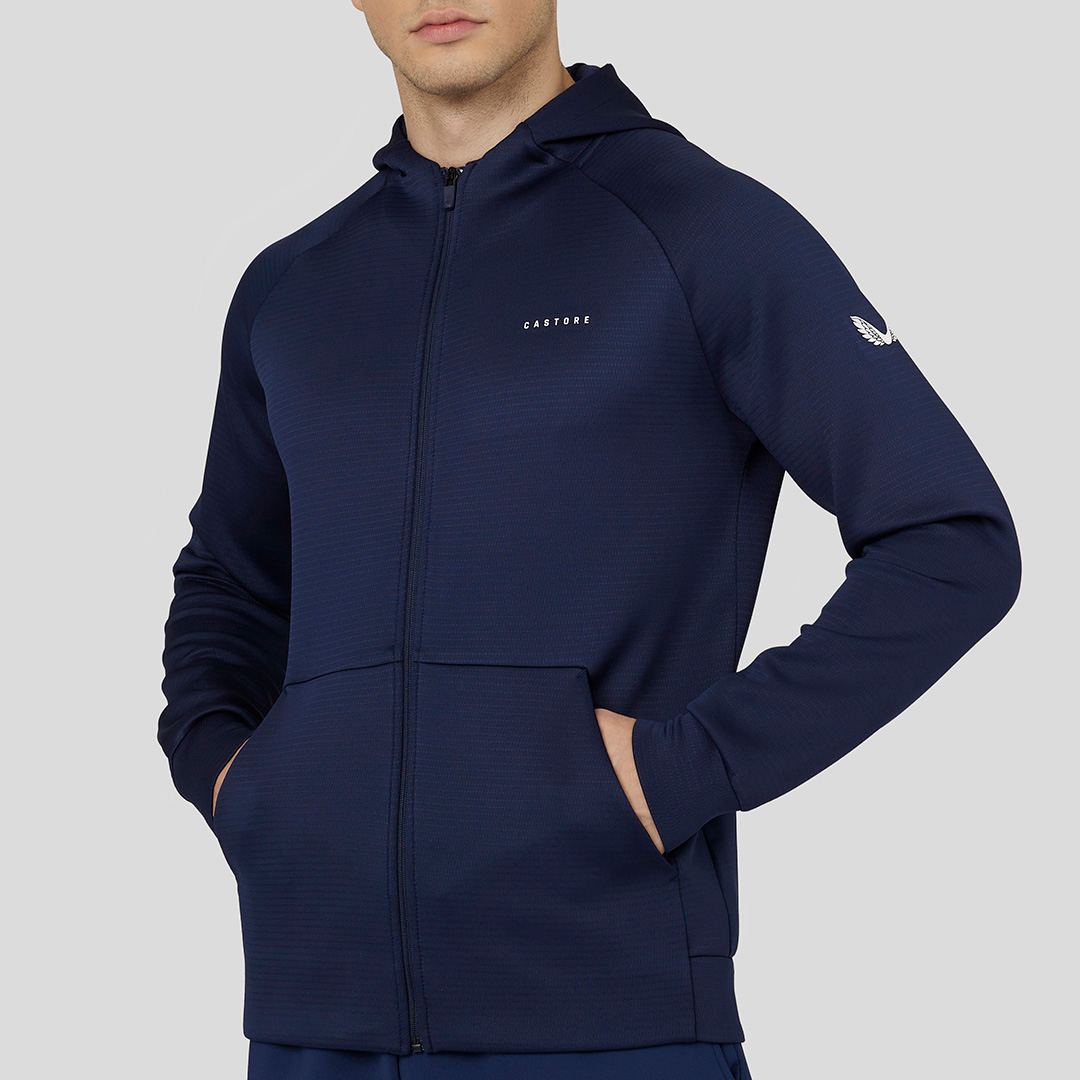 Navy Aeroscuba Zip Hoodie