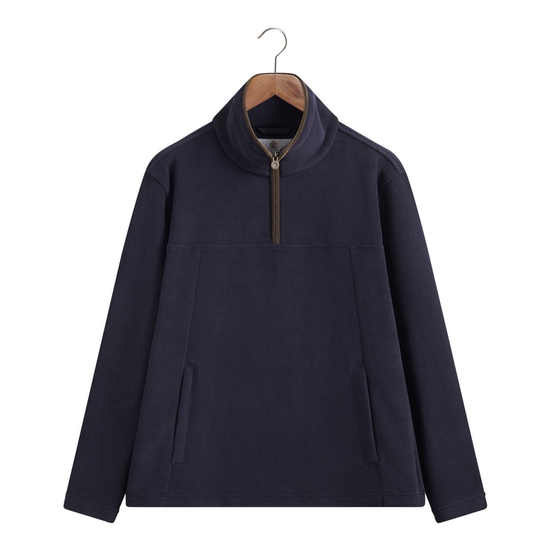Navy Quarter Zip Fleece