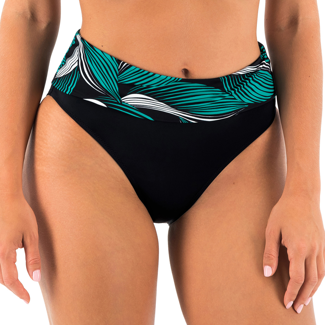Black Saint Lucia Fold Bikini Brief - Fantasie - Modalova