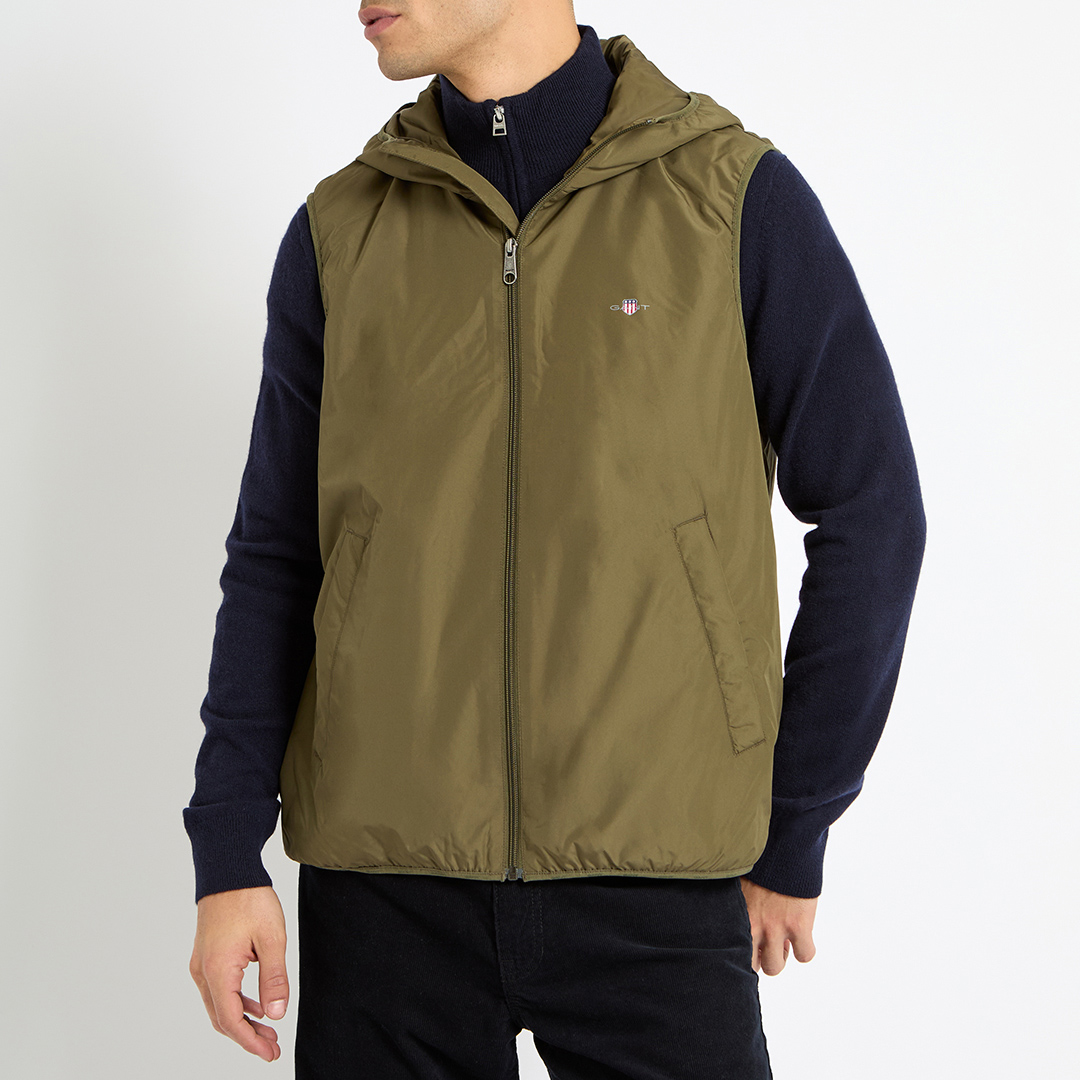 Khaki Light Padded Gilet Khaki Light Padded Gilet