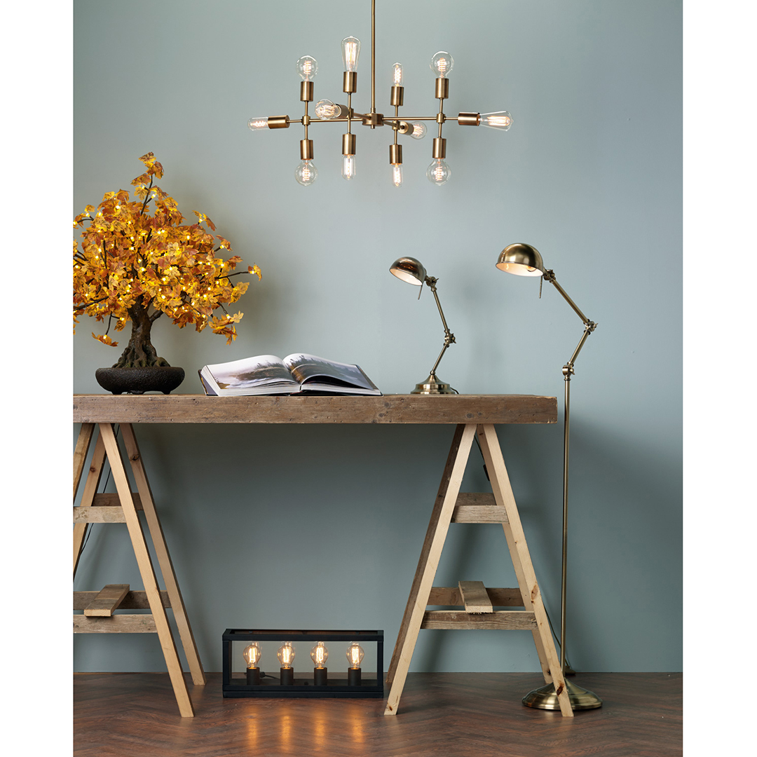 Dar Lighting   Code 12 Light Pendant Old in Size 12, BrandAlley