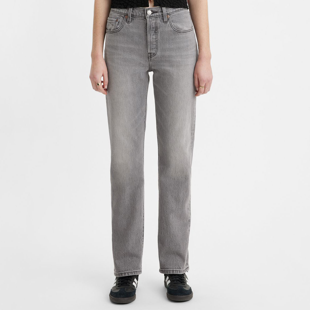 Grey 501® Straight Stretch Jeans