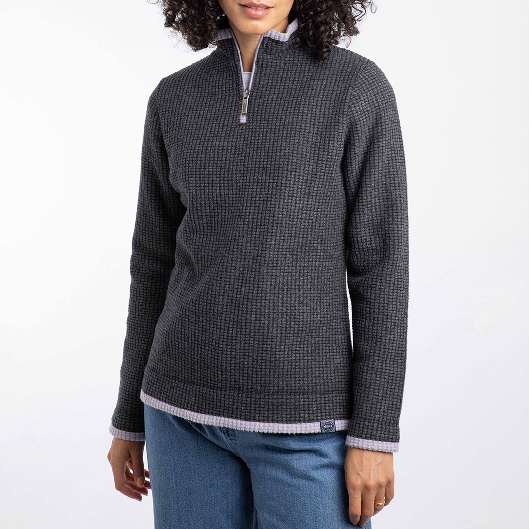 Black 1/4 Zip Grid Fleece Black 1/4 Zip Grid Fleece