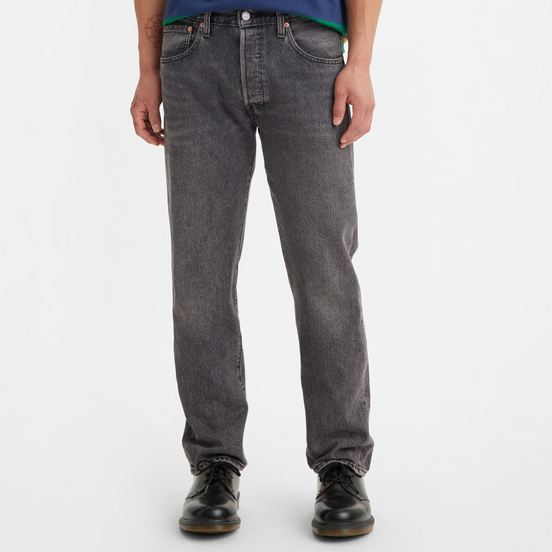Washed Grey 501® Straight Jeans