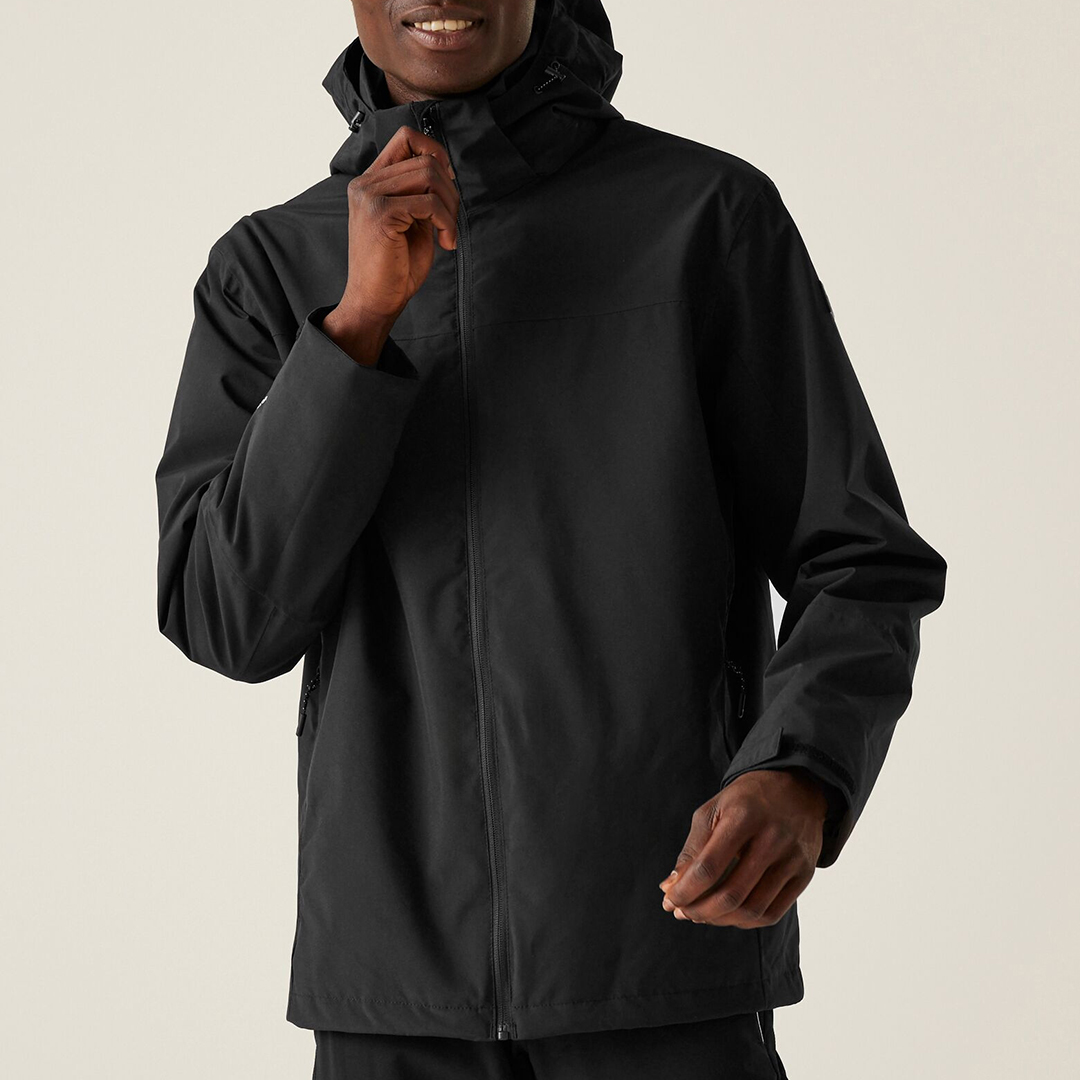 Black 3 in 1 Waterproof Jacket - Regatta - Modalova