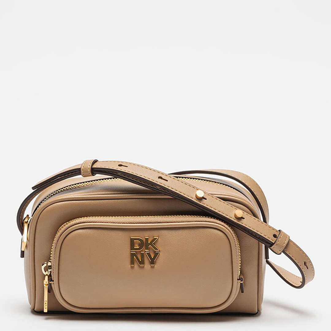 DKNY Beige Philo Crossbody Handbag