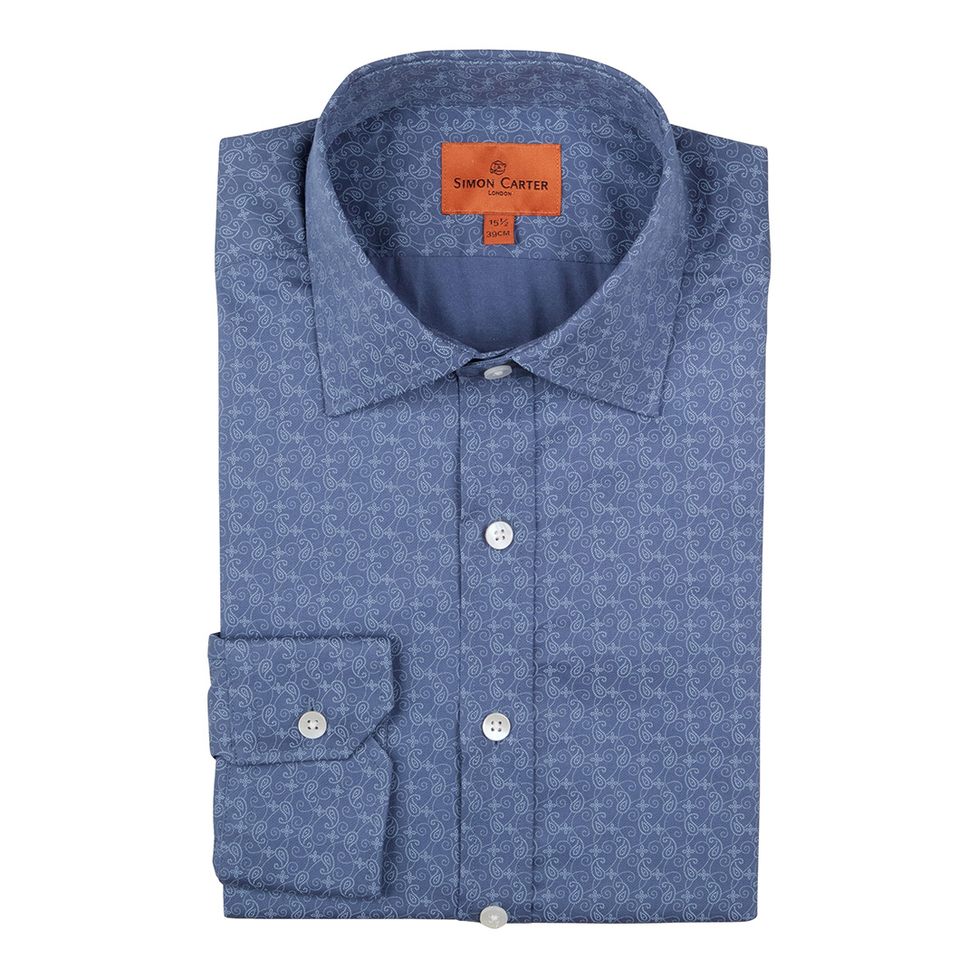 Paisley Print Cotton Shirt