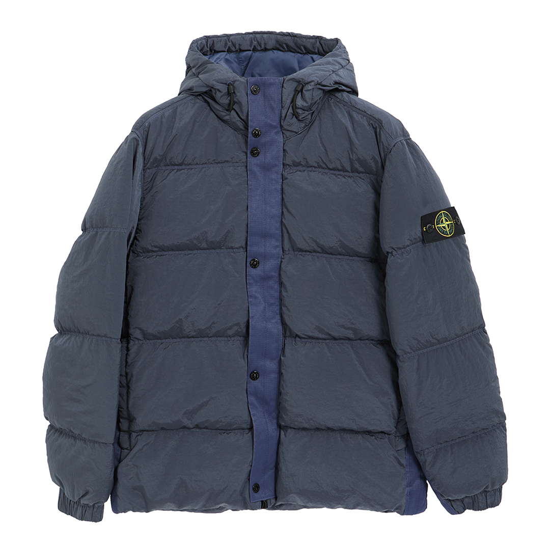 Blue Padded Jacket - Stone Island - Modalova