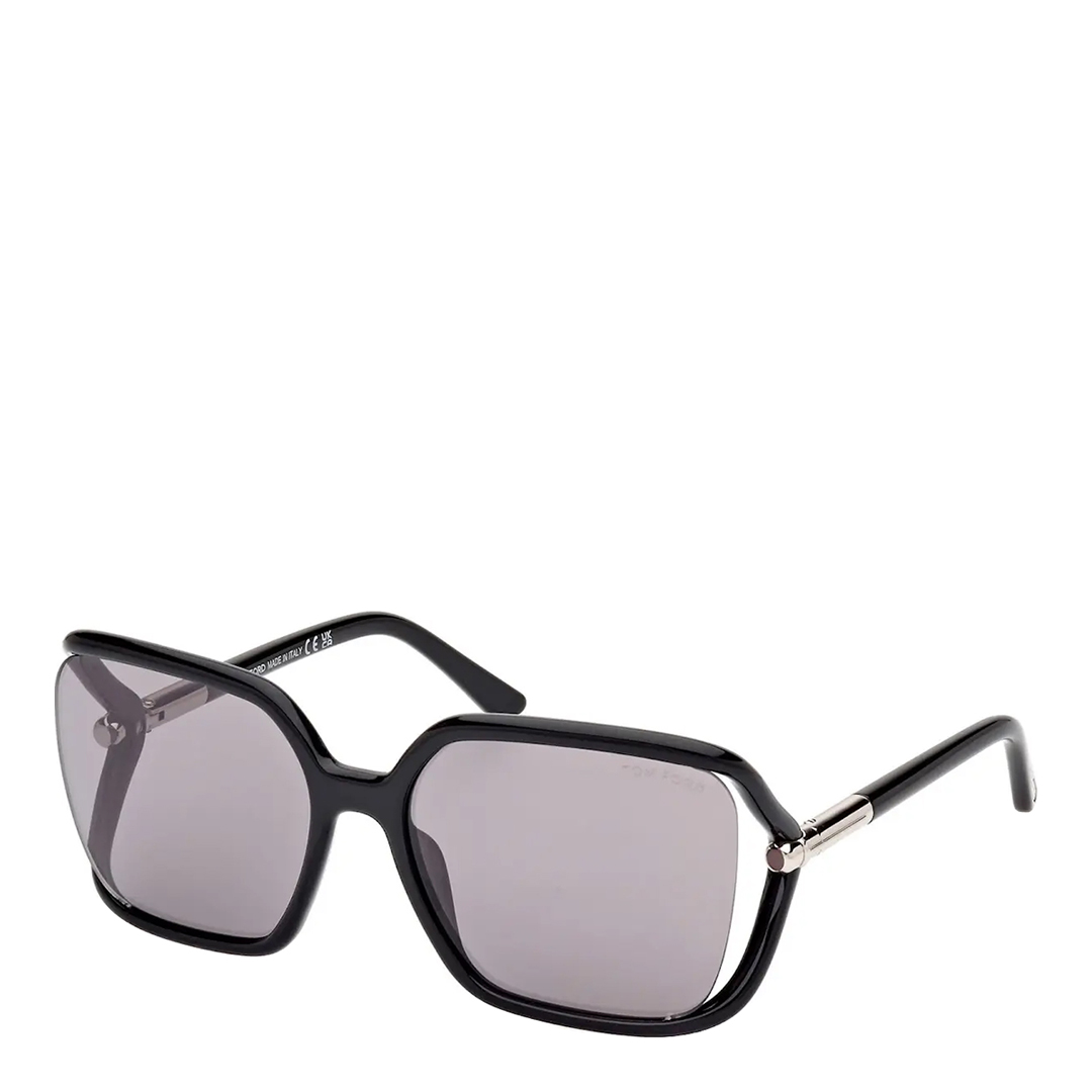 Black Shiny Tom Ford Solange Sunglasses 60mm