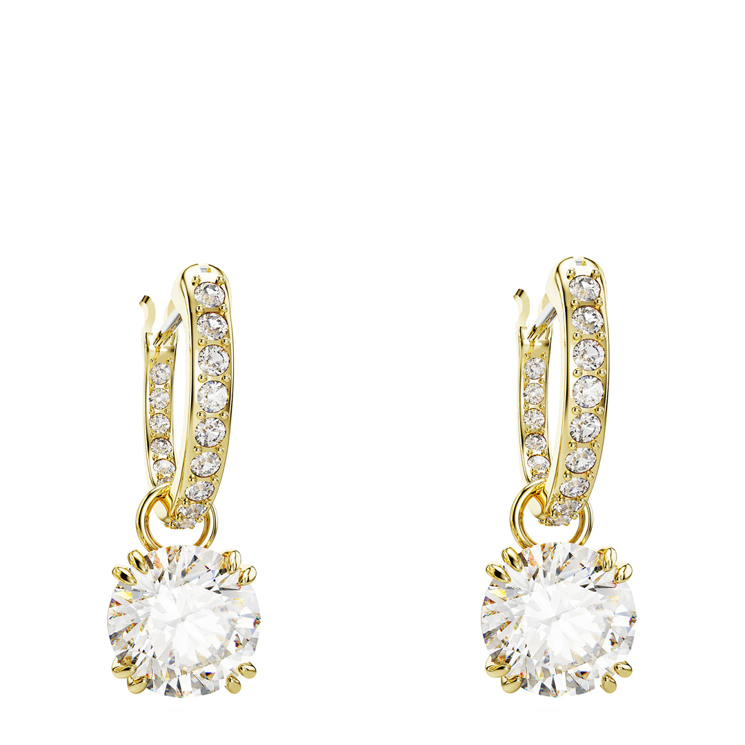 SWAROVSKI Women's  Gold Stilla Drop Earrings in Size 1.8, BrandAlley