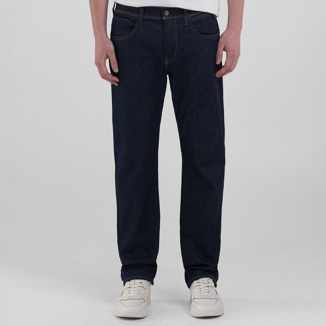 Dark Blue Sartoriale Relaxed Stretch Jeans