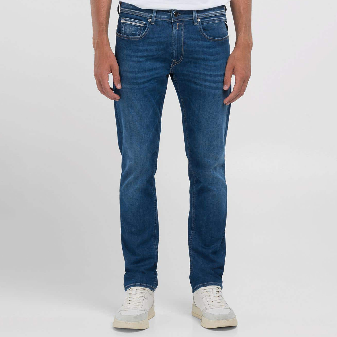 Blue Grover Hyperflex Straight Stretch Jeans