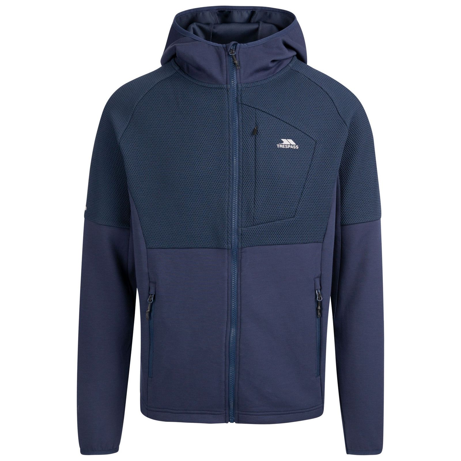 Full Zip Hoodie Bani Polyester Navy