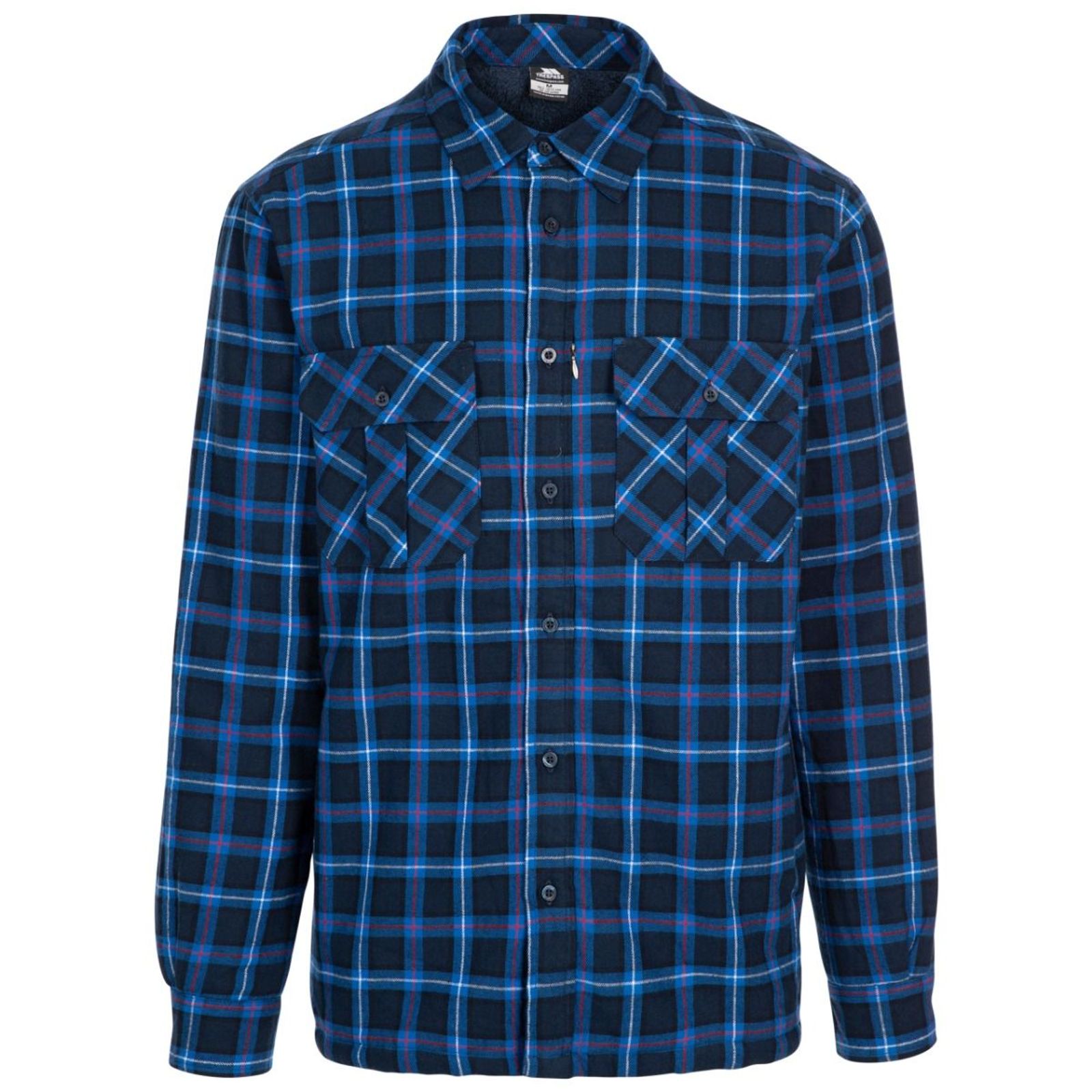 Trespass Men's   Blue Shirt Rapeseed Cotton Dark in Size L, BrandAlley