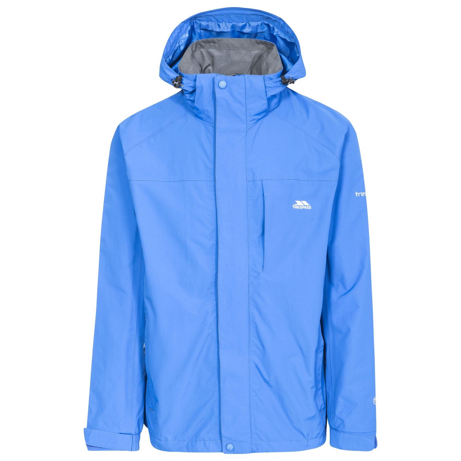 Waterproof Jacket Polyamide Taslan PU Coating Blue